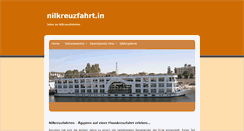 Desktop Screenshot of nilkreuzfahrt.in
